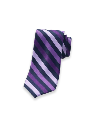 Paul Fredrick Patterned Woven Silk Tie In Multi