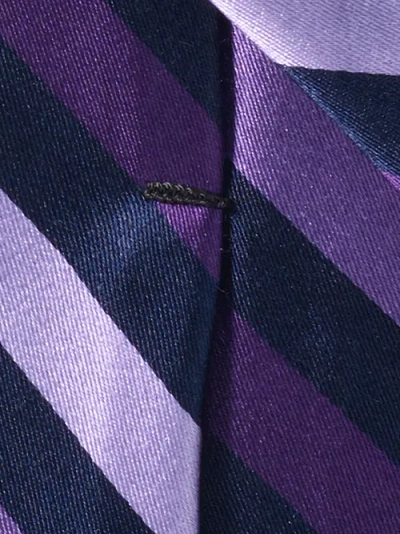 Paul Fredrick Patterned Woven Silk Tie In Multi