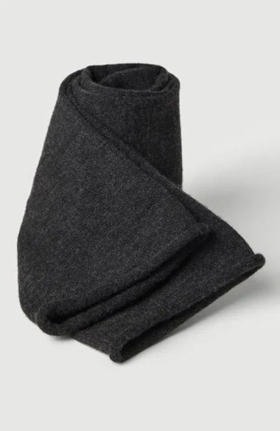 Brunello Cucinelli Wool-blend Calf Socks In Black
