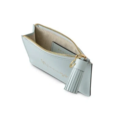 Radley London Radley Kentucky Derby Spring 2026 Slogan Winnings Small Ziptop Coin Purse In Blue