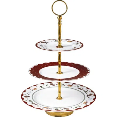 Prouna Nutcracker 3-tier Cake Stand In Multi