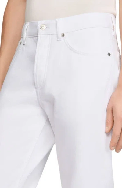 Sandro Regular Raw Jeans In White In White