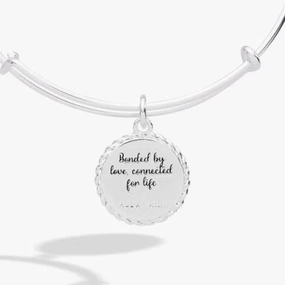 Alex And Ani Mom Charm Bangle In Silver