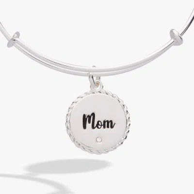 Alex And Ani Mom Charm Bangle In Silver