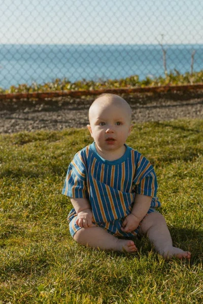 Winnie + Crew Toby Set In Blue