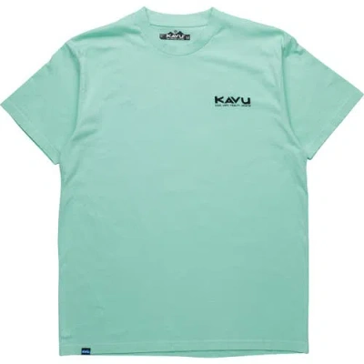Kavu Klear Above Etch Art T-shirt In Blue