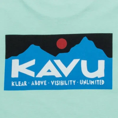 Kavu Klear Above Etch Art T-shirt In Blue