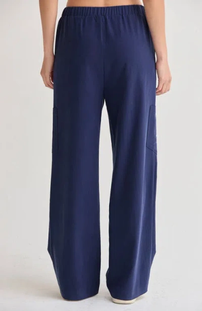 Crescent Pull On Tencel Blend Pants In Blue