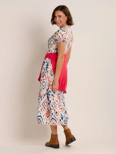 Brakeburn Eirini Bodice Tiered Maxi Dress In Multi