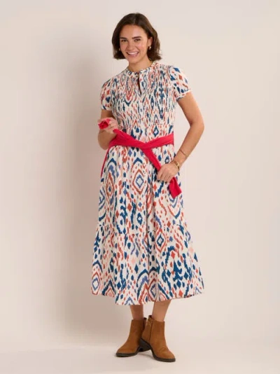 Brakeburn Eirini Bodice Tiered Maxi Dress In Multi