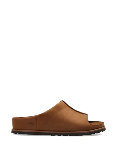 Ugg Otzo Dark Chestnut Sabots In Brown