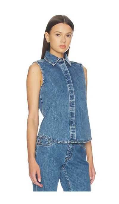 Still Here Emma Top In Blue