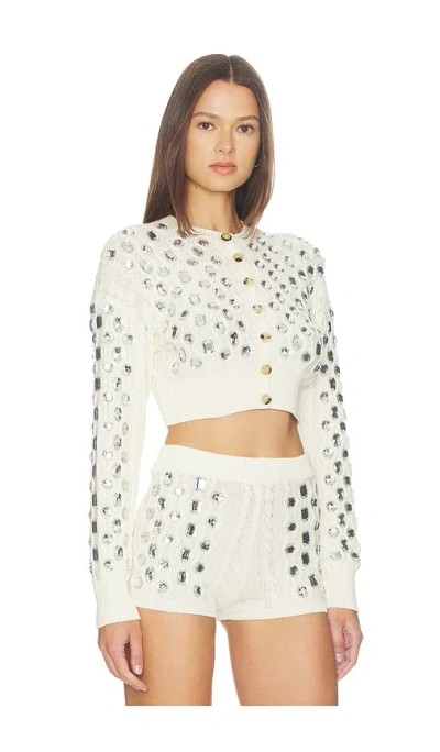 Giuseppe Di Morabito Embellished Sweater In White