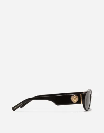 Dolce & Gabbana Devotion Sunglasses In Blue