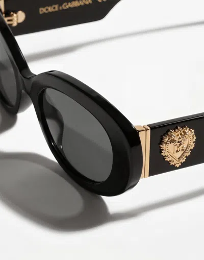 Dolce & Gabbana Devotion Sunglasses In Blue