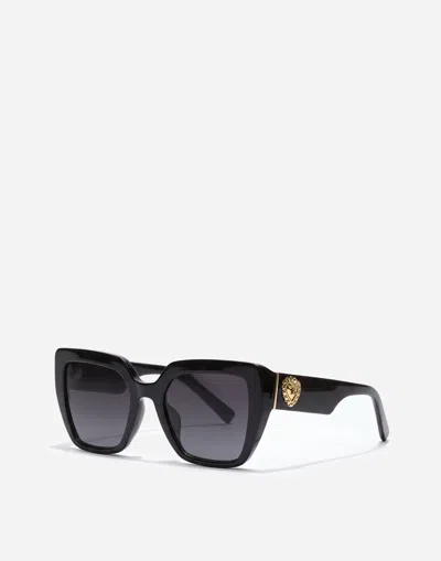 Dolce & Gabbana Devotion Sunglasses In Black