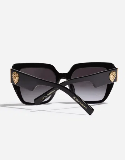 Dolce & Gabbana Devotion Sunglasses In Black