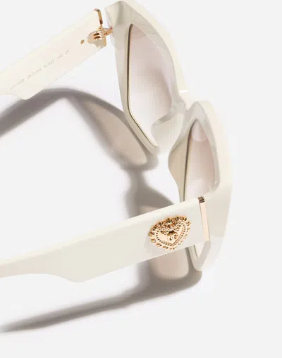 Dolce & Gabbana Devotion Sunglasses In White