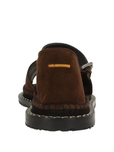 Castaã±er Buckle-strap Sandals In Brown