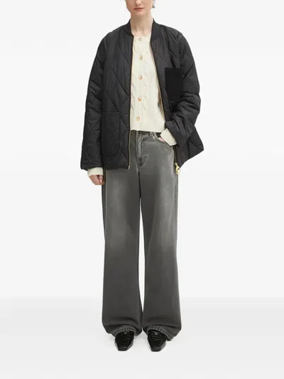 Barbour Quilted Jacket In Black
