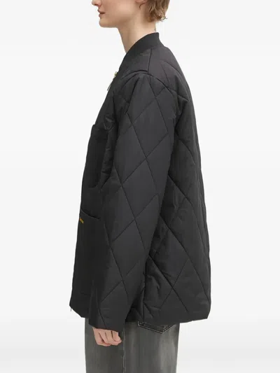 Barbour Quilted Jacket In Black