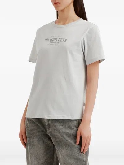 Izzue Logo-print T-shirt In Gray