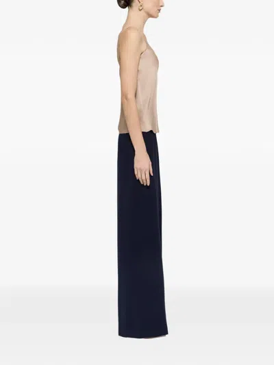 Nissa Tulle-insert Top In Neutral