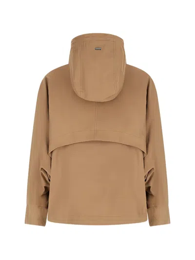 Herno Long-sleeve Jacket In Brown
