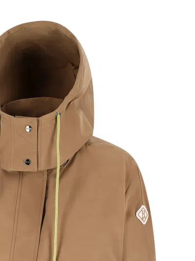 Herno Long-sleeve Jacket In Brown