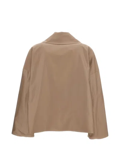 Dušan Oversized Open-front Cotton Jacket In Neutral