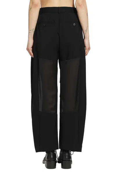 Sacai Wool Suiting Pants In Black