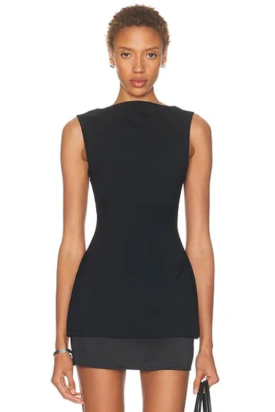 Eaves Judith Top In Black