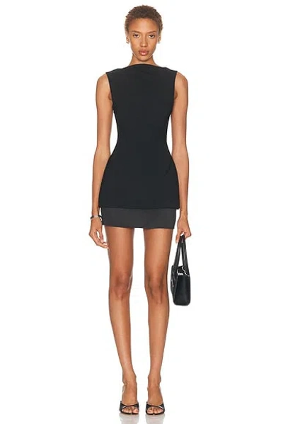 Eaves Judith Top In Black
