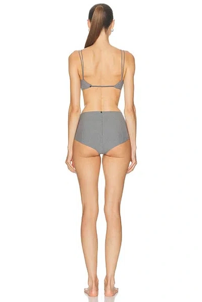 Jil Sander Bra Set In Gray