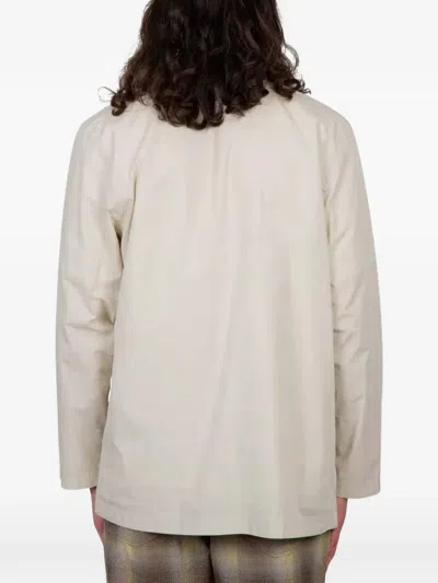 Universal Works Tie-front Jacket In White