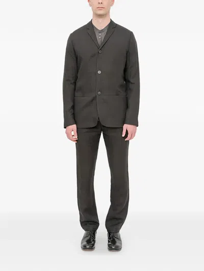 Label Under Construction Single-breasted Blazer In Black