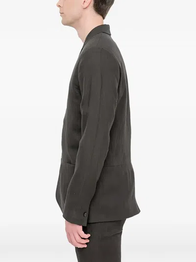 Label Under Construction Single-breasted Blazer In Black