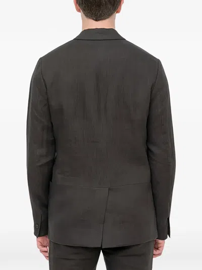 Label Under Construction Single-breasted Blazer In Black