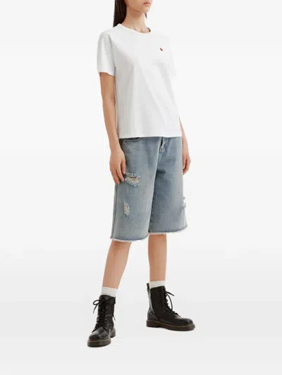Izzue Cotton T-shirt In White