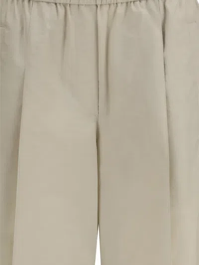Brunello Cucinelli Elasticated Palazzo Pants In Neutral
