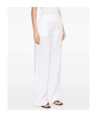 Twinset Drawstring Trousers In White