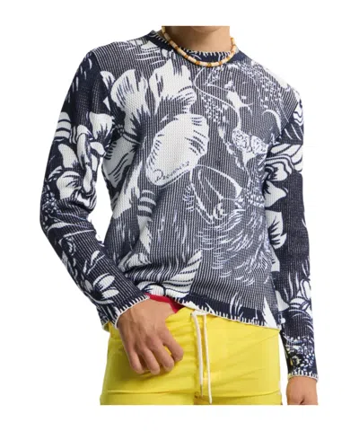 Dsquared2 Flower-pattern Sweater In Gray