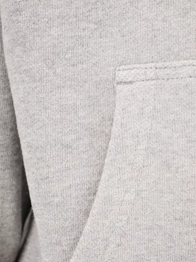 Entire Studios Drawstring Kangaroo-pocket Hoodie In Gray