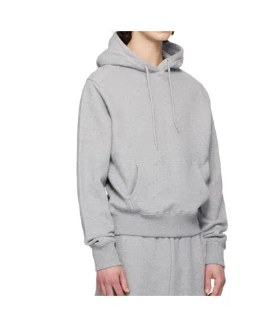 Entire Studios Drawstring Kangaroo-pocket Hoodie In Gray