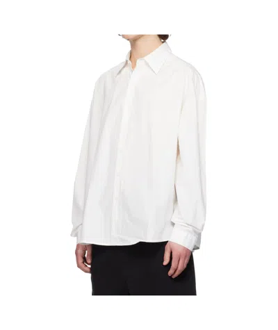 Entire Studios Miller Oversize Cotton Shirt In White