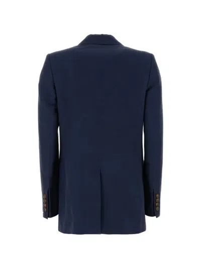 Blazé Milano Button Double-breasted Jacket In Blue