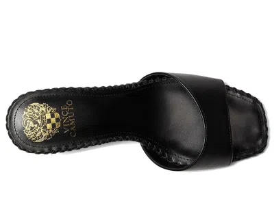 Vince Camuto Emmla Stitched Mule Sandals In Black