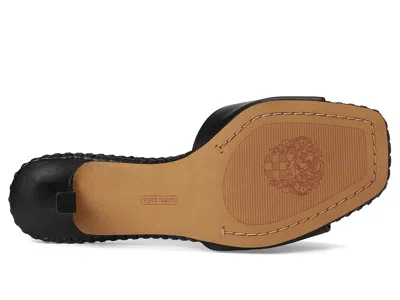 Vince Camuto Emmla Stitched Mule Sandals In Black