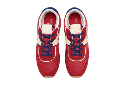 Rag & Bone Multicolor Retro Trainer Sneakers In Red
