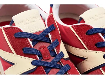 Rag & Bone Multicolor Retro Trainer Sneakers In Red